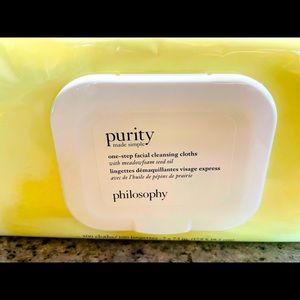 Philosophy Purity 100 Rare count MEGA sized one step facial cleanser cloths NEW